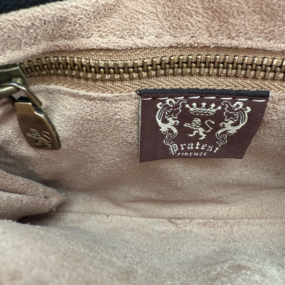 Pratesi Black Leather Crossbody Bag - Picture 6 of 11